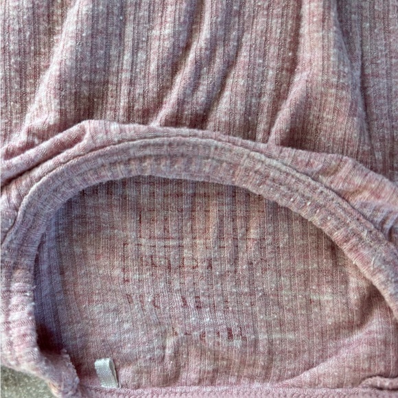 Pink Ribbed Jumpsuit - Picture 2 of 2